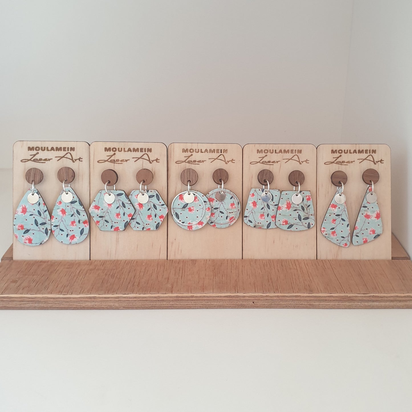 LEATHER/CORK EARRINGS