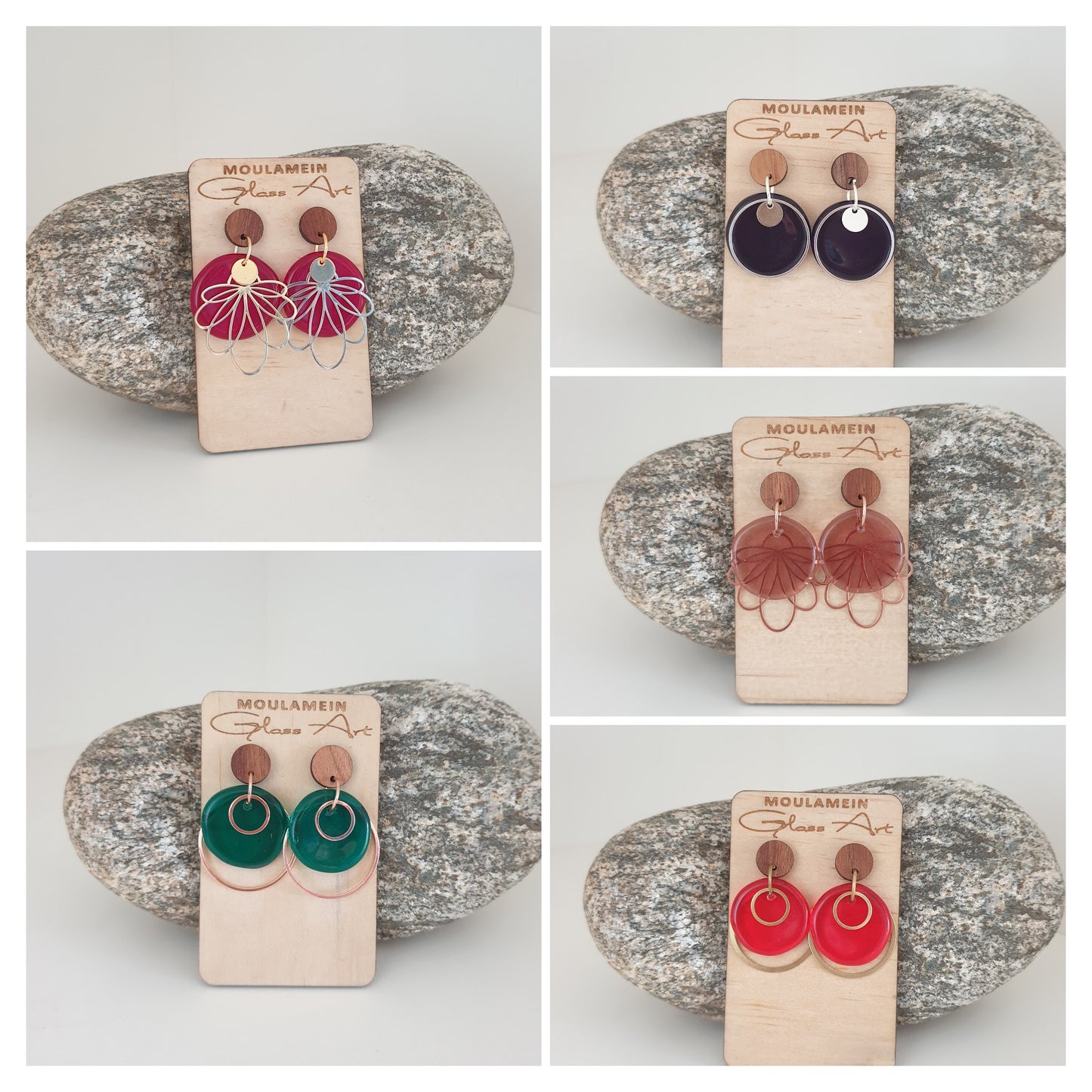 FUSED GLASS EARRINGS
