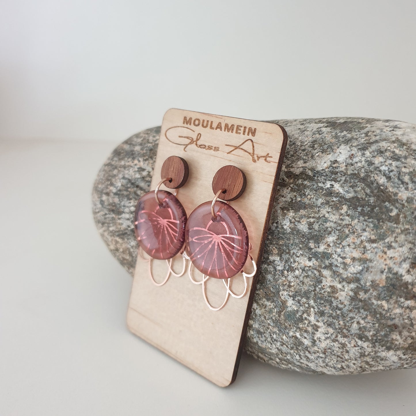 FUSED GLASS EARRINGS