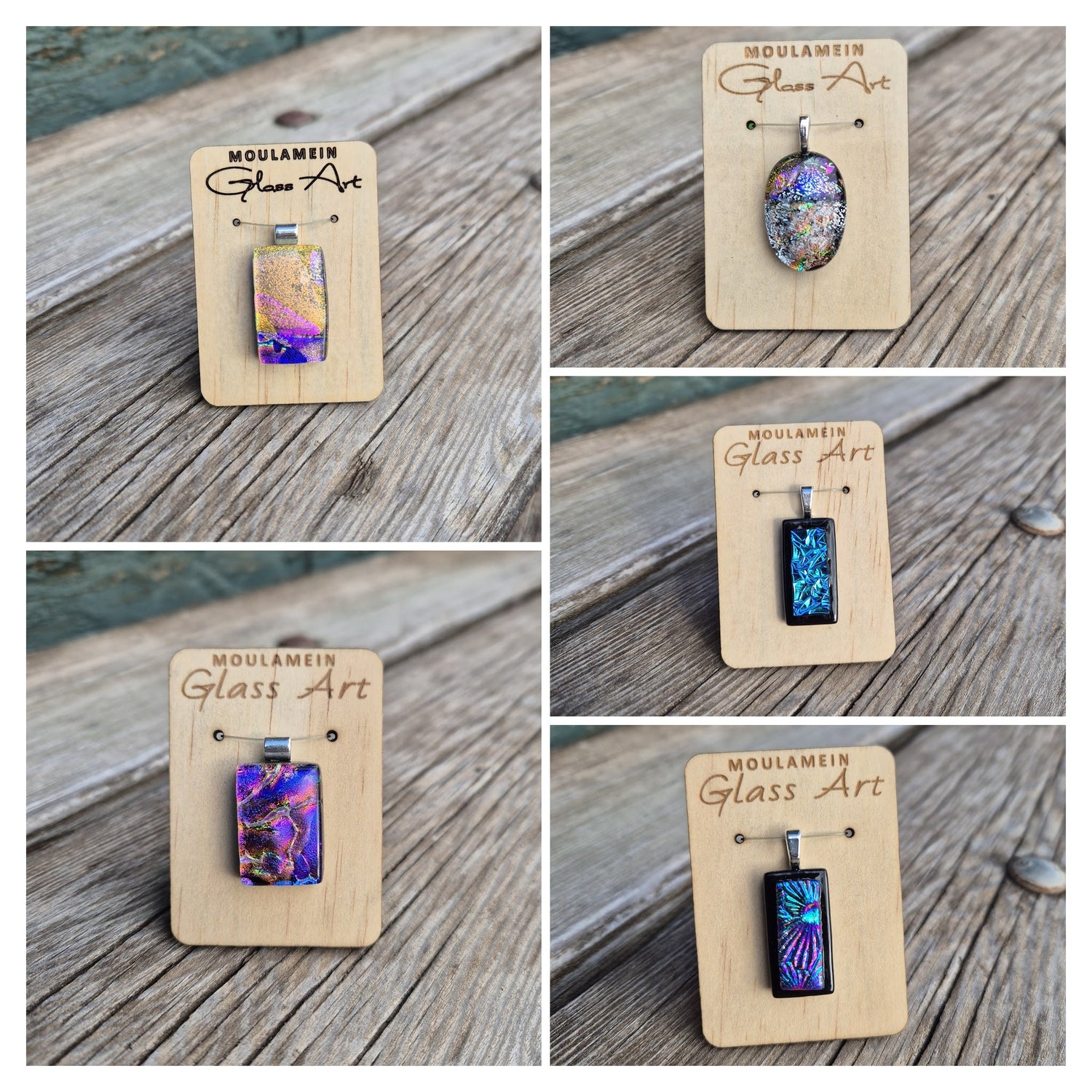 Fused Glass Pendants