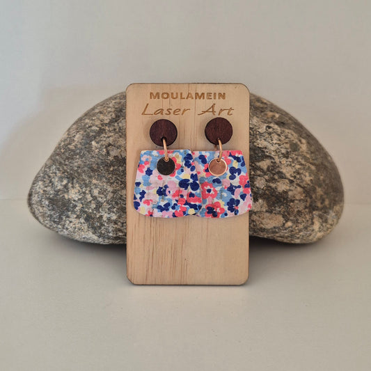 LEATHER/CORK EARRINGS