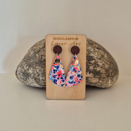 LEATHER/CORK EARRINGS