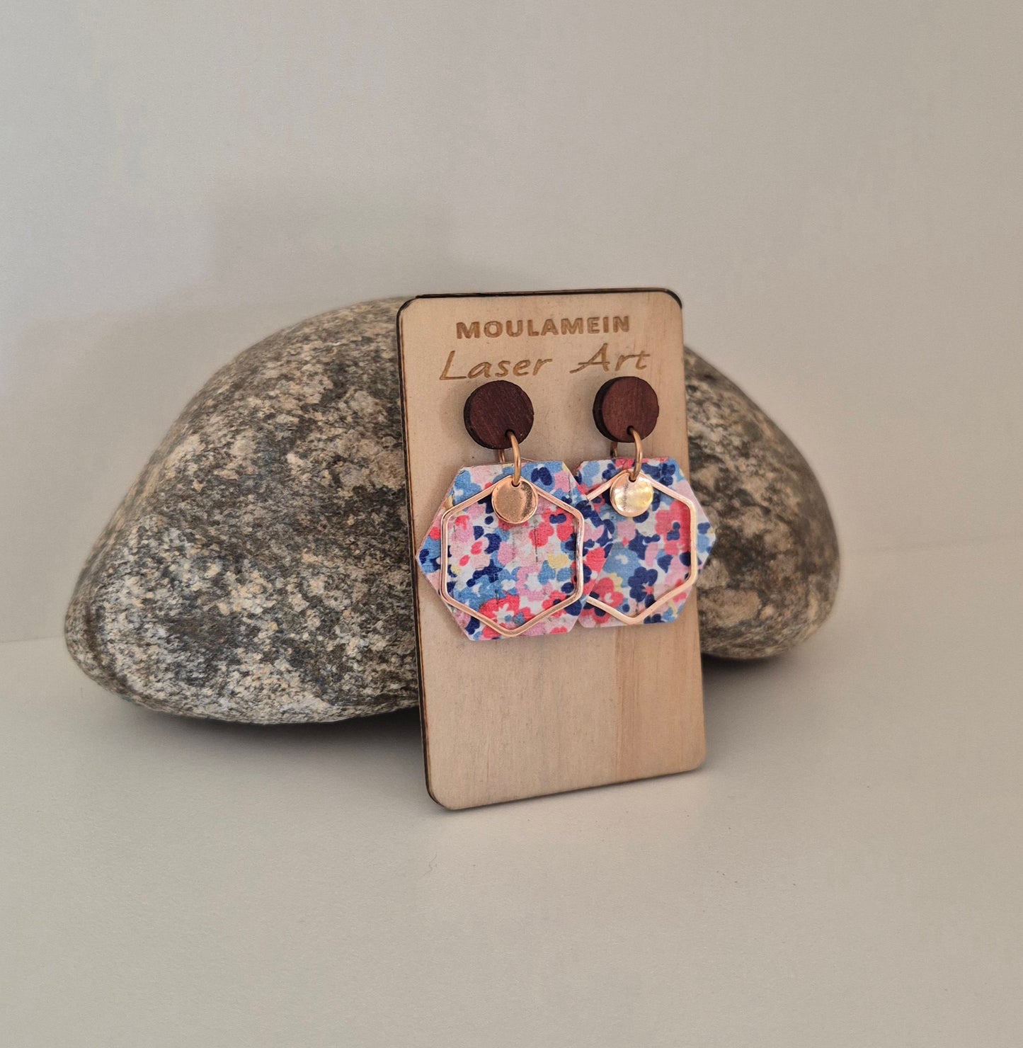 LEATHER/CORK EARRINGS