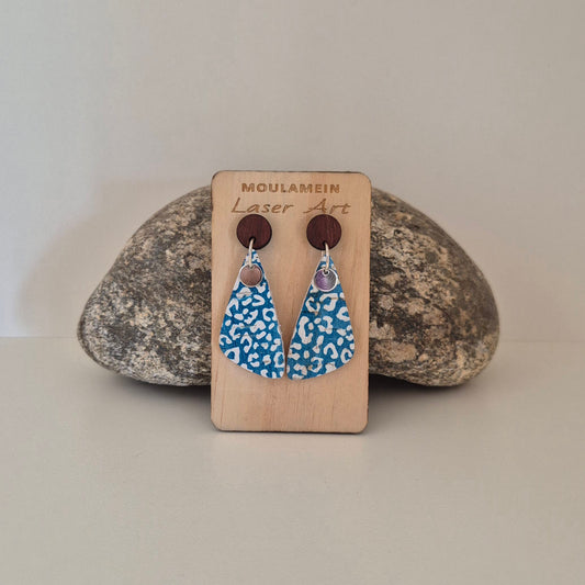 LEATHER/CORK EARRINGS