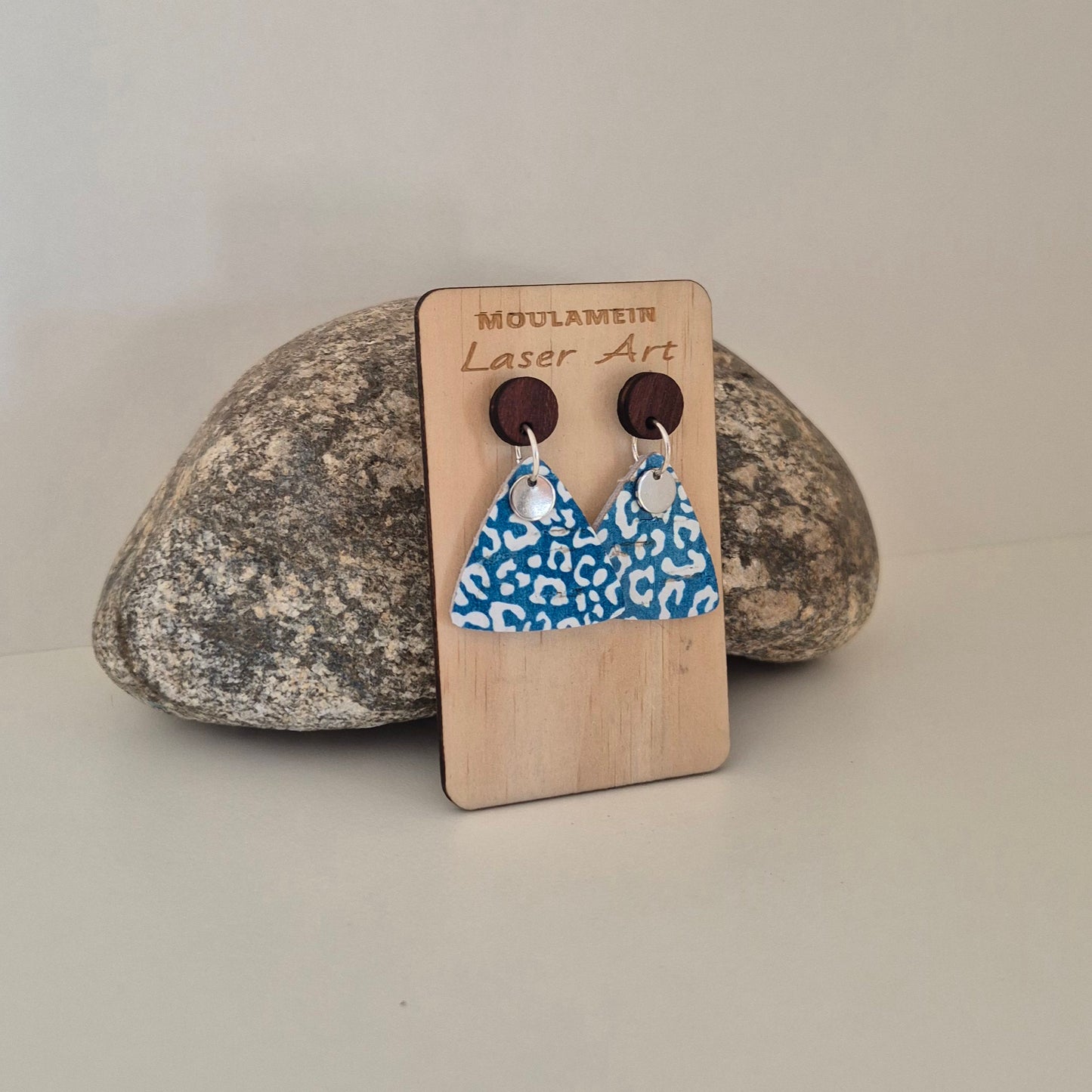 LEATHER/CORK EARRINGS