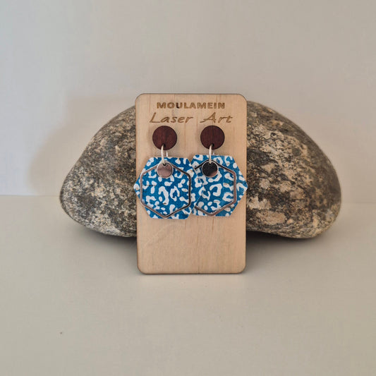LEATHER/CORK EARRINGS